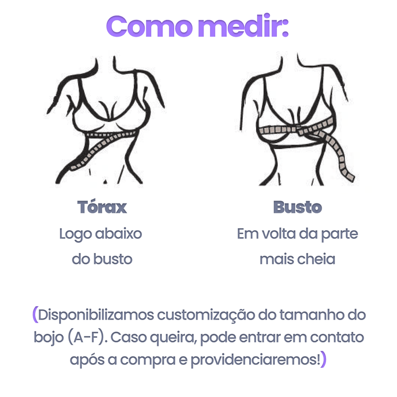 Sutiã Bella Comfort Tomara que Caia