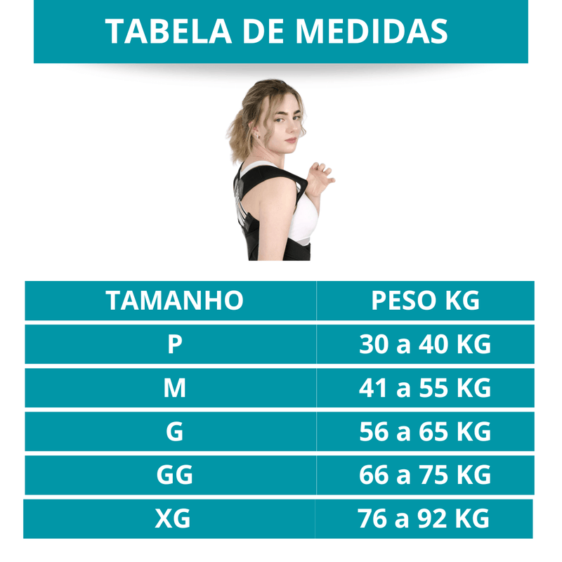 PosturePro® - Corretor Postural Ultra Confort